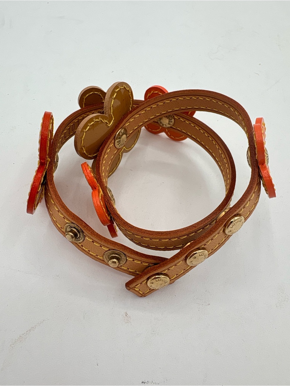 Louis Vuitton Verni Flower Lexington Bracelet - Picture 8 of 9